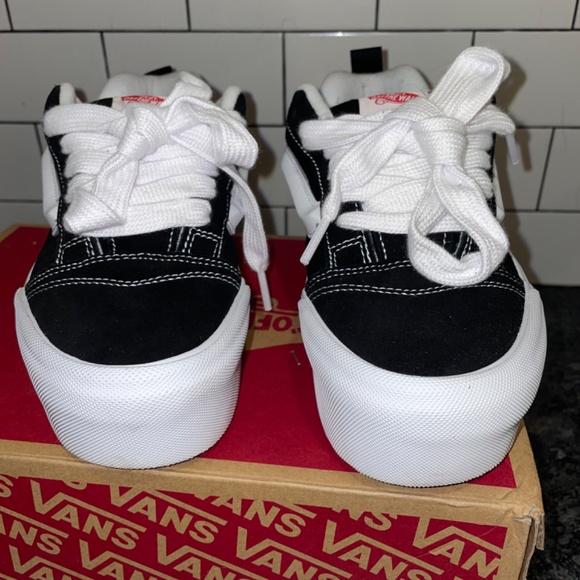 Vans Black and White Knu Stack unisex Mens 4.5 Womens 6 - Picture 4 of 13